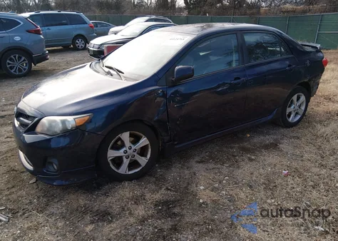 2012 Toyota Corolla S из США, поврежденный, VIN 2T1BU4EE4CC917350